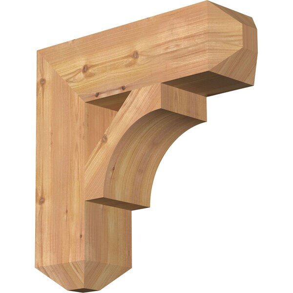 Ekena Millwork Westlake Craftsman Smooth Bracket, Western Red Cedar, 5 1/2"W x 20"D x 20"H BKT06X20X20WTL04SWR - main